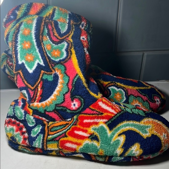 Vera Bradley Multicolor Patterned Slippers - Picture 1 of 6
